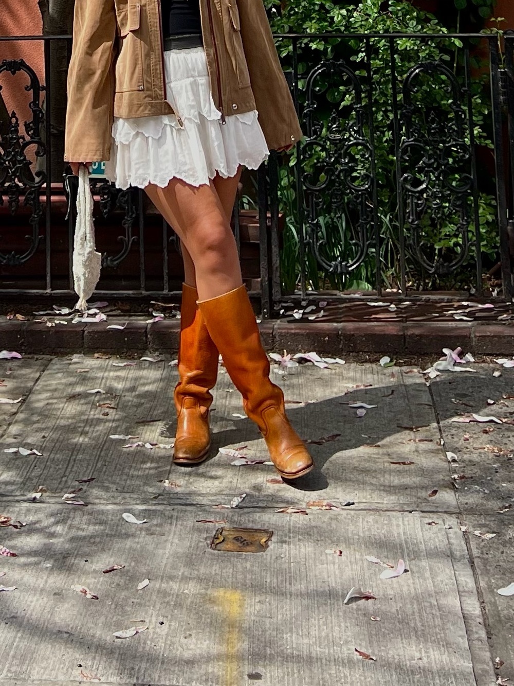 Frye Campus 14L Boot in saddle